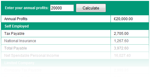 sole trader v limited company