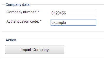 Importing multiple limited companies at the same time
